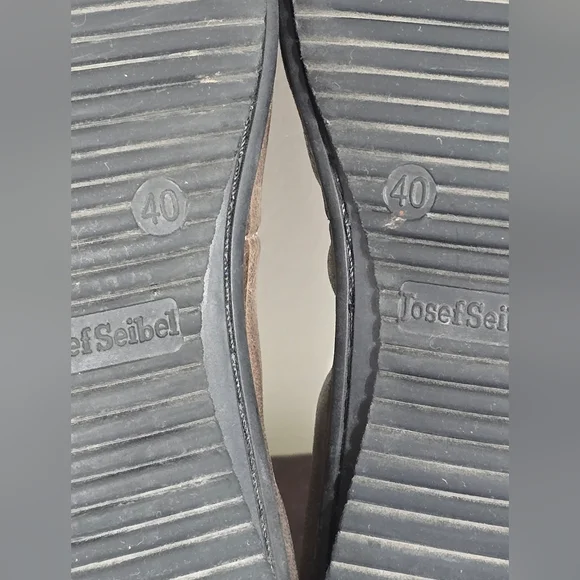 Josephine Siebel Pippa Taupe Nubuck Ballet Flat Women's Size 9.5 - Picture 12 of 12